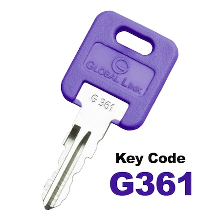Global RV KEY, G361, Purple, Precut KEY-G361